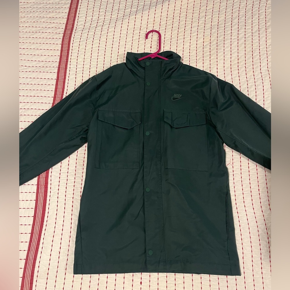 Nike Sportswear M65 Woven Field Jacket Men’s Small Dark Green/Galactic Jade